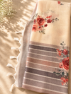 Floral Fancy Linen saree