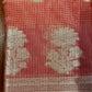 Peach Fancy Kota Saree