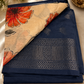 Midnight Bloom – Fancy Chanderi Saree