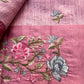 🌸 Tussar Kota Saree with Intricate Floral Embroidery