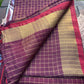 Linen Checkered Saree | Amarisa Designer Wear
