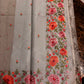 Soft Organza blend saree with Floral Embroidery