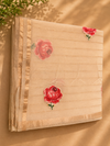Champagne Blossom-Pure Chanderi saree
