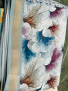 Crepe blend floral print saree