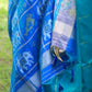 Azure Ikat Grace – Semi Tussar Saree