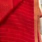 Red Jamdani Cotton saree