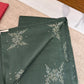 Fancy cotton saree with geometric motifs