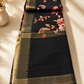 Whispering Blooms - SemiTussar Floral printed saree