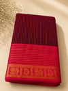 Maroon splendour- Kanchi cotton saree