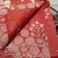 Semitussar saree with white embroidery work