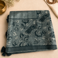 Teal shade Fancy Tussar Saree