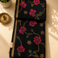Midnight Blossom | Floral Jamdani Cotton Saree