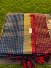 Linen Checkered Saree | Amarisa Designer Wear