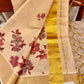 Elegant Tissue Cotton Saree with Floral Prints