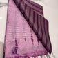 Deep Wine Fancy Cotton Saree with Intricate Linear Motifs
