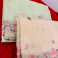 Kota Saree in Pastel Green with Floral Embroidery