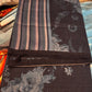 Floral saree in a deep midnight navy hue.