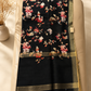 Whispering Blooms - SemiTussar Floral printed saree