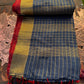 Linen Checkered Saree | Amarisa Designer Wear