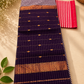 Pure Maheshwari Checked Saree