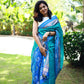 Azure Ikat Grace – Semi Tussar Saree