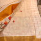 Kerala Cotton Saree with Floral Embroidery