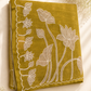 Olive Lotus Whisper – Chanderi Appliqué Saree