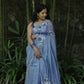 3D Floral Fancy Tissue   Saree
