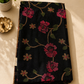 Midnight Blossom | Floral Jamdani Cotton Saree