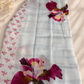 Blue Irish pure organza
