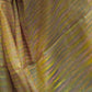Pure Tussar Silk Saree in Mustard Yellow with Complete Colorful Thread Work