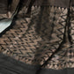 Black Kora Cotton Saree with Banarasi Work and Golden Details