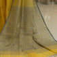 Pure Linen Cotton Saree with Khadi Weaving in 2 Shades - Yellow