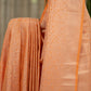 Pure Khadi Silk Saree in Vibrant Orange with Jacquard Work