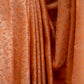 Pure Khadi Silk Saree in Vibrant Orange with Jacquard Work