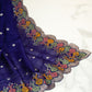 Purple Tissue Cotton Saree