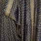 Georgette Tissue Saree in Navy Blue with Bandhini Work and Scalp Border