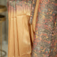 Digital Silk Saree with Amber Body and Kalamkari Work