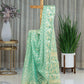 Pure Muslin Silk Jamdhani Sarees with Golden Asymmetrical Patterns