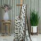 Graceful Moonga Cotton Saree with Pichwai Work in Black and White