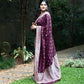 Matka Silk Saree in Maroon Shade with Paithani Work on Borders and Pallu