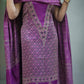 Pure Modal Silk Churidhar Set in Purple Shade with Ajrak Print