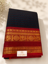 Midnight Checks Kanchi Cotton Saree