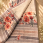 Floral Fancy Linen saree