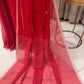 Soft cotton saree in a striking red hue.