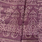 Light Purple Semi Tussar Saree with White Dots and Copper Zari Border Blouse