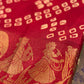 Crush Dola Silk Bandhej Print Saree with Jacquard Border