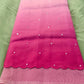 Silk Kotta Saree, beautifully crafted in a combination of light and dark pink shades.