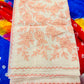White kotta net saree