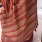 Elegant Bouquet Print Matka tussar Saree in Rich Maroon
